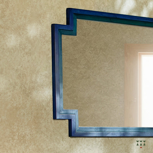 Notch | Artisanal solid wood mirror