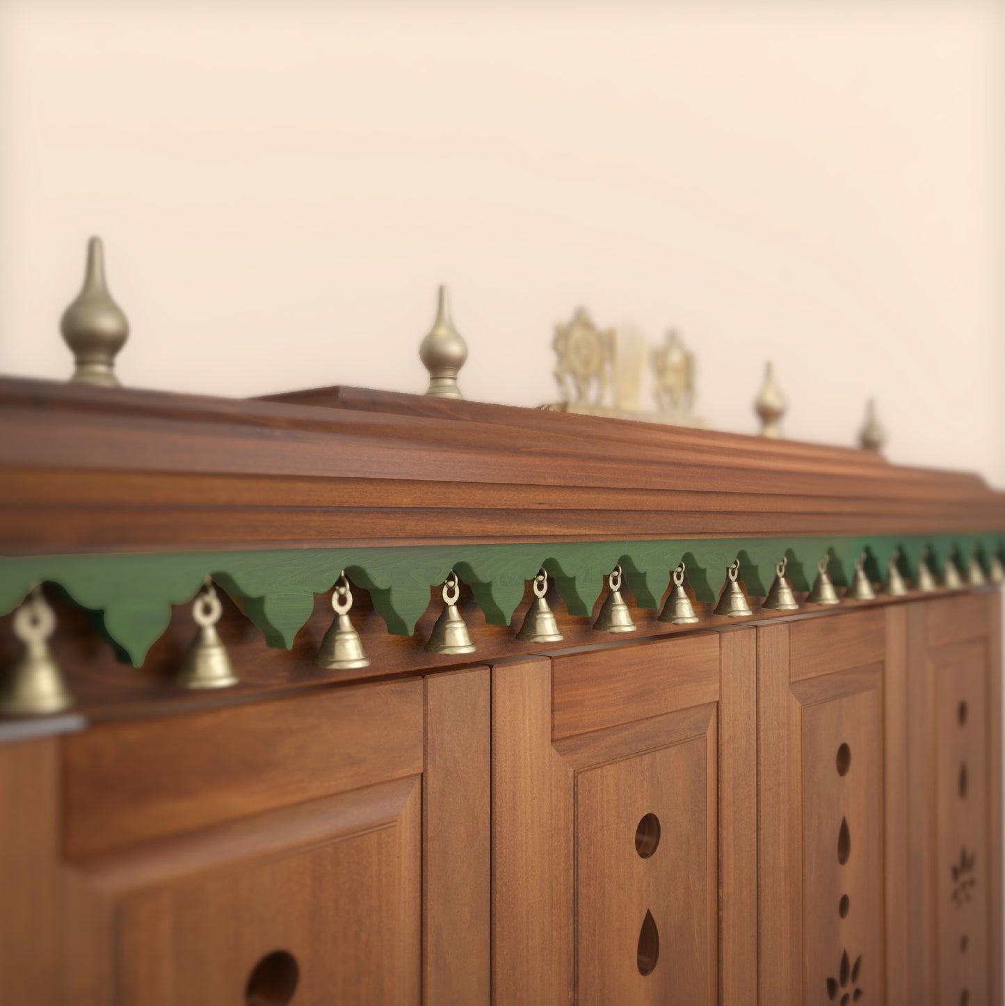 Sumukha | Artisanal Wooden Mandir for Home