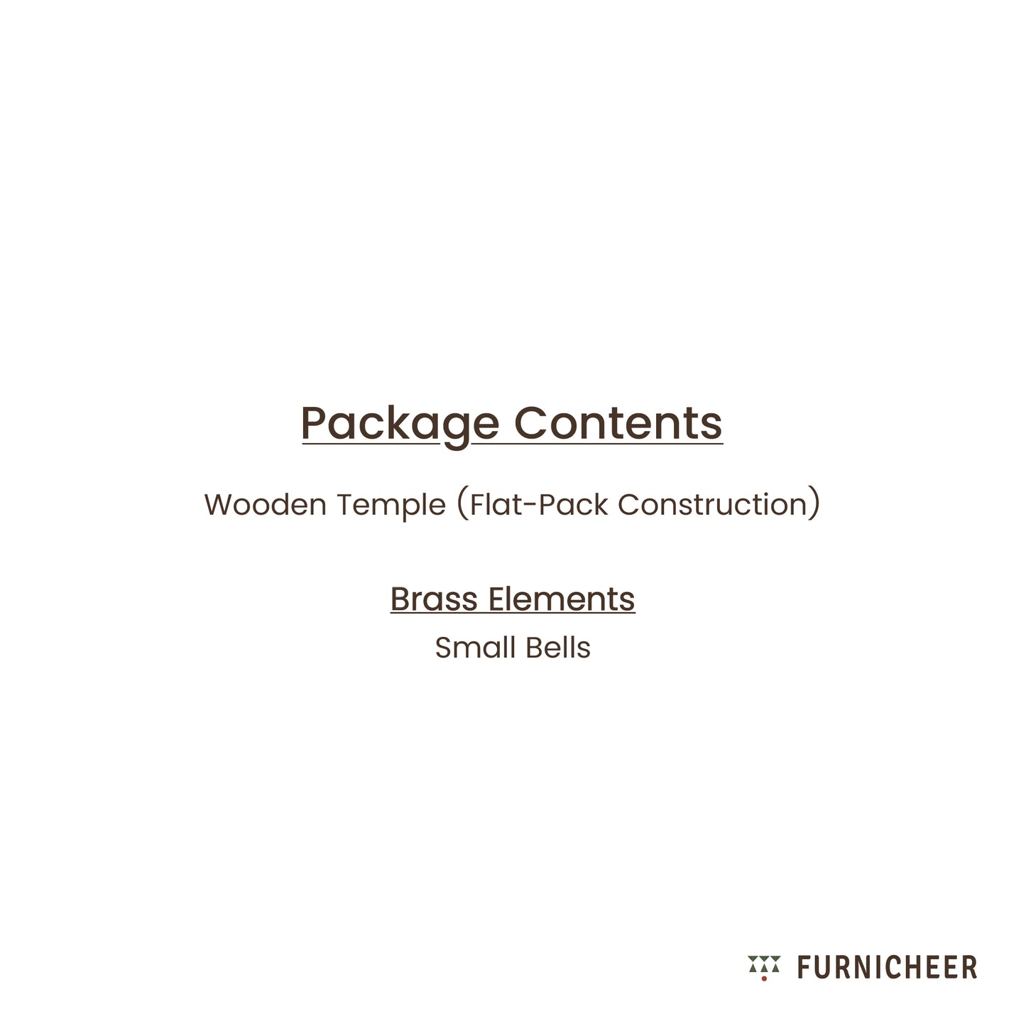 Tarun, a solid wood wall mounted Mandir