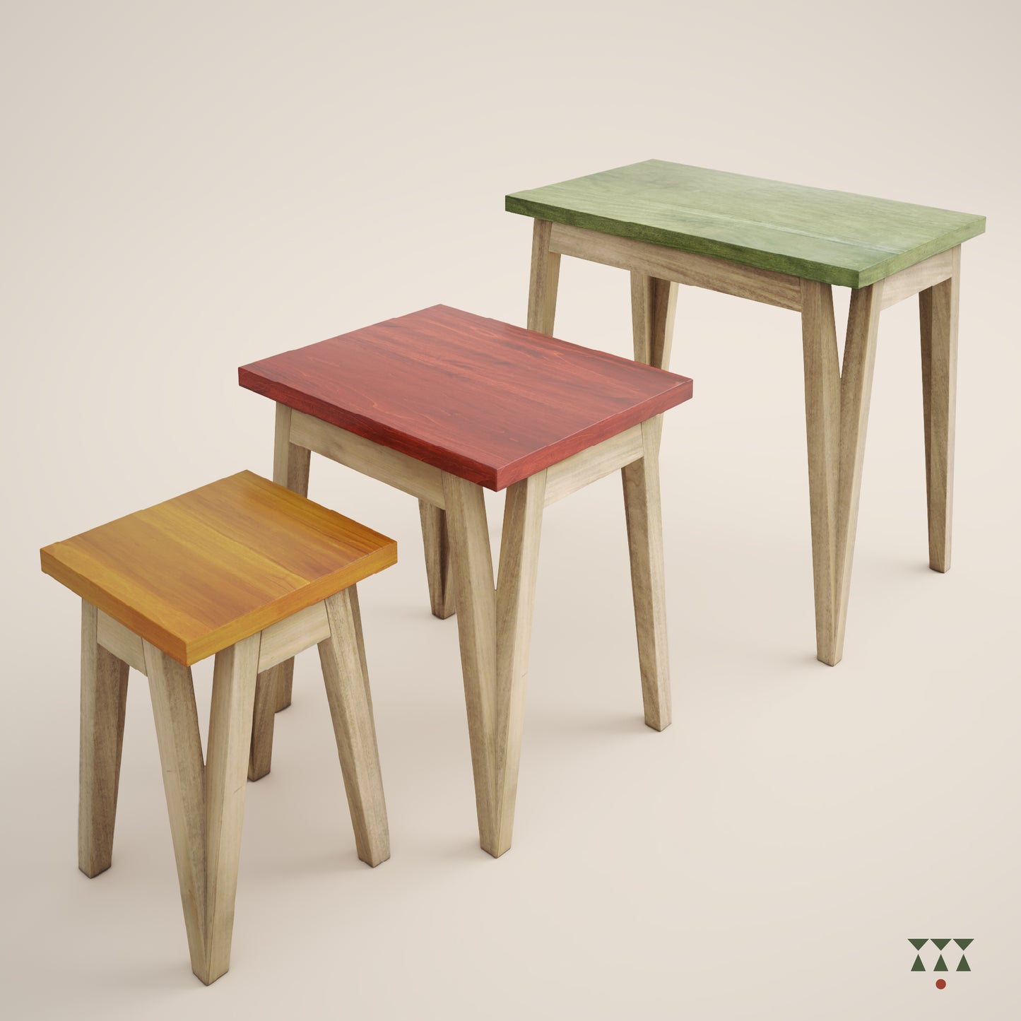 Viru Tables - Set of 3