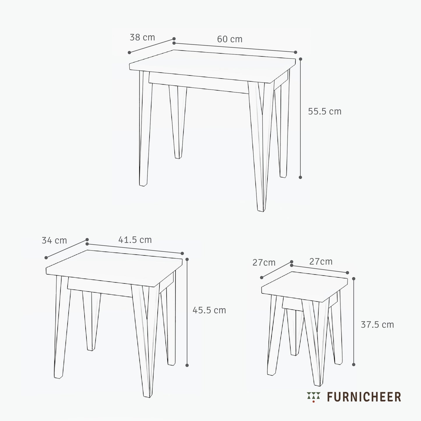 Viru Tables - Set of 3