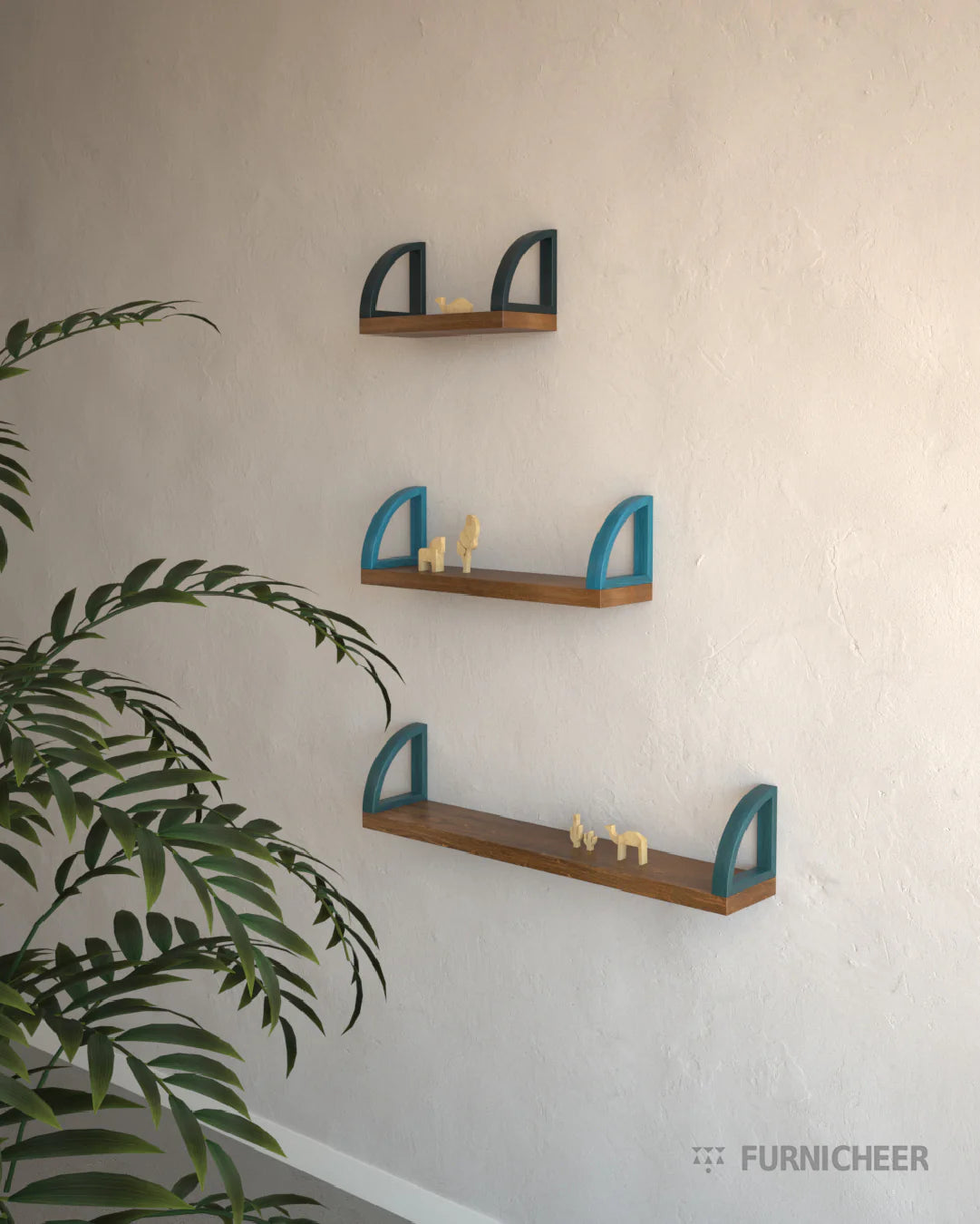 Modern Solid Wood Shelfs for the Wall 